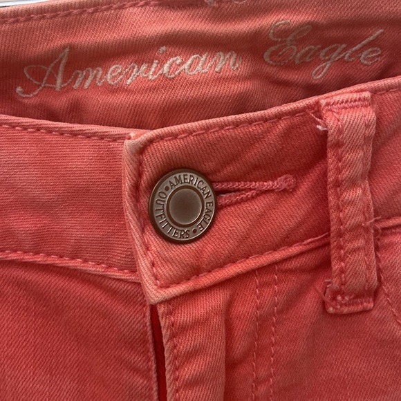 American Eagle Women’s Coral Jeggings Size 6 - Picture 4 of 8